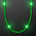 LED Green Glow Mardi Gras Beads
